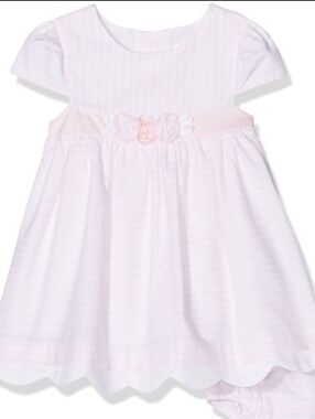 Mayoral Light Pink Formal Kids Dress with Bow